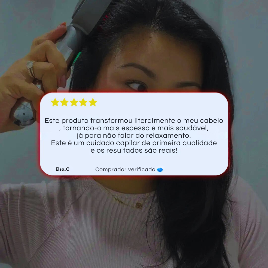 Escova 3 em 1 para o crescimento do cabelo