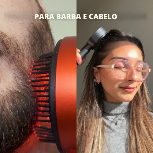 Escova 3 em 1 para o crescimento do cabelo