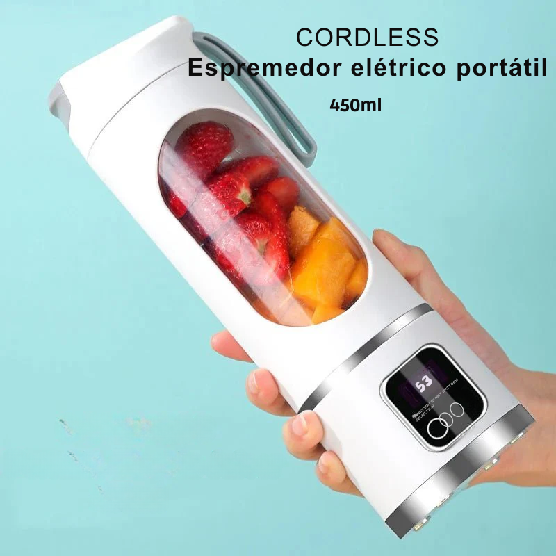 🥤 Mini Liquidificador Portátil  – Prepare seus sumos em qualquer lugar!