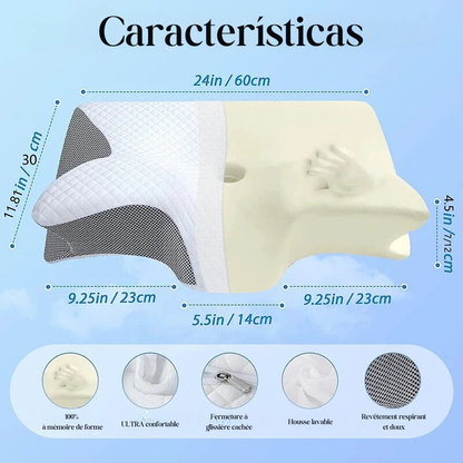 Almofada Borboleta Anti-Dores Cervicais