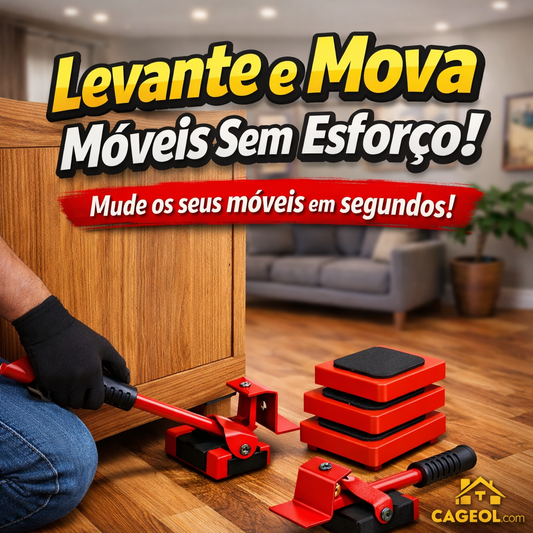 Levantador Profissional de Móveis – Kit 5 Peças