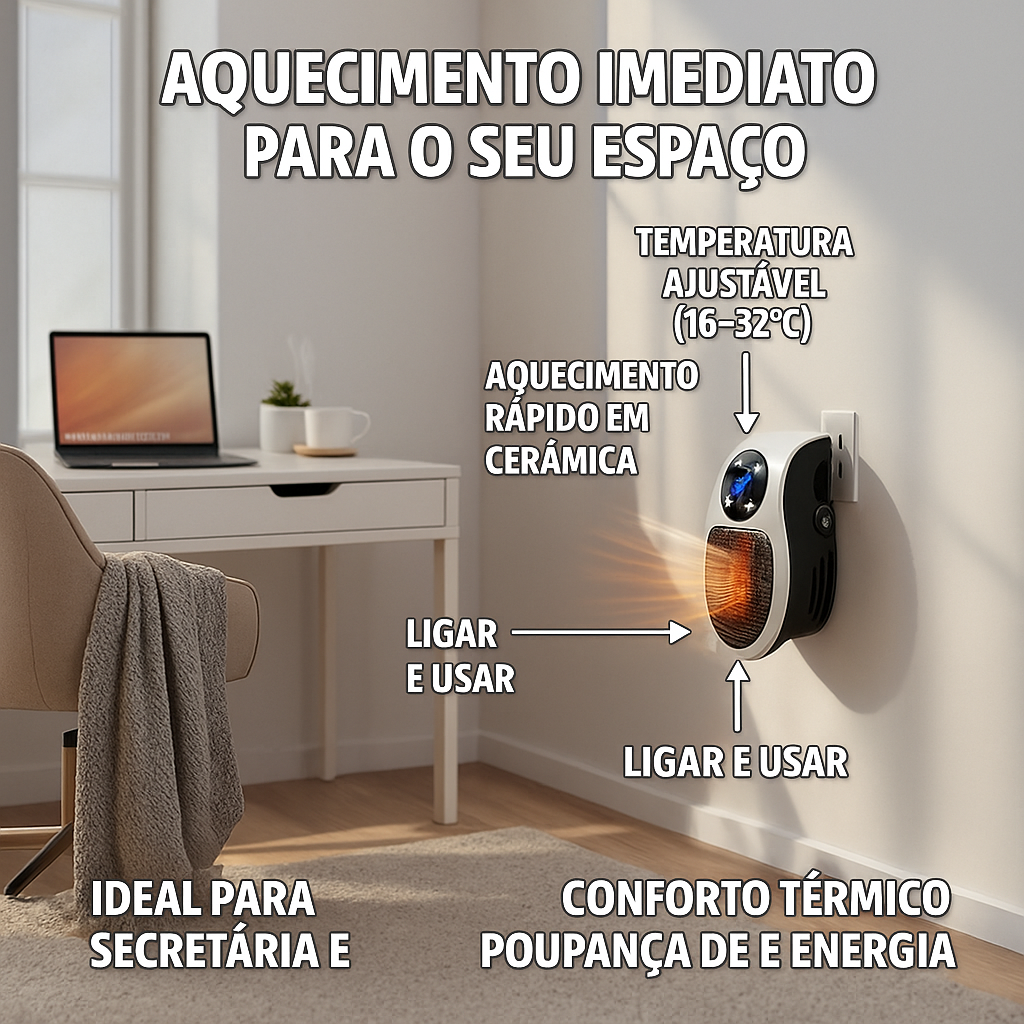 InteliHeat™ –  quecedor de Parede Inteligente