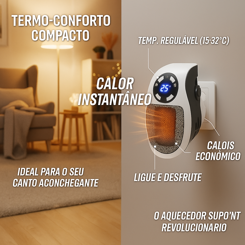 InteliHeat™ –  quecedor de Parede Inteligente