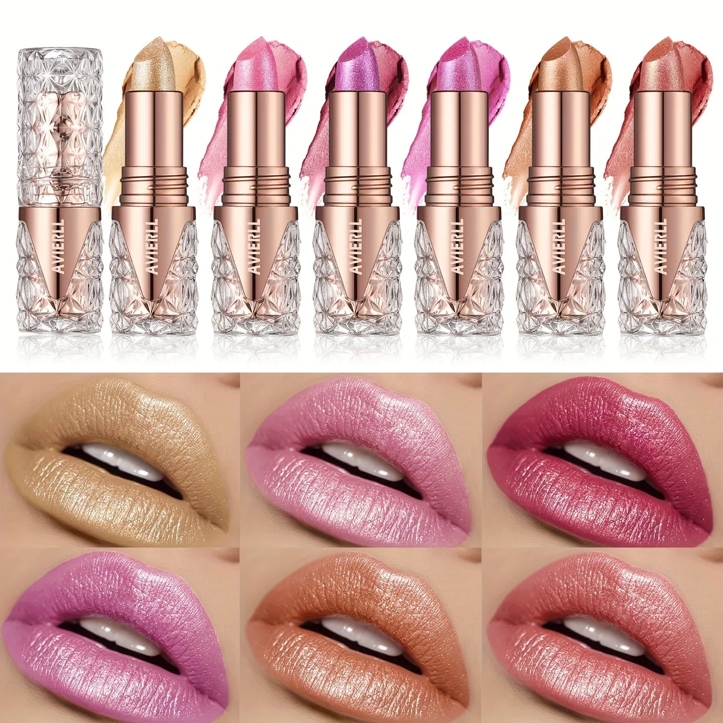 Aura Kiss Glitter Lipstick